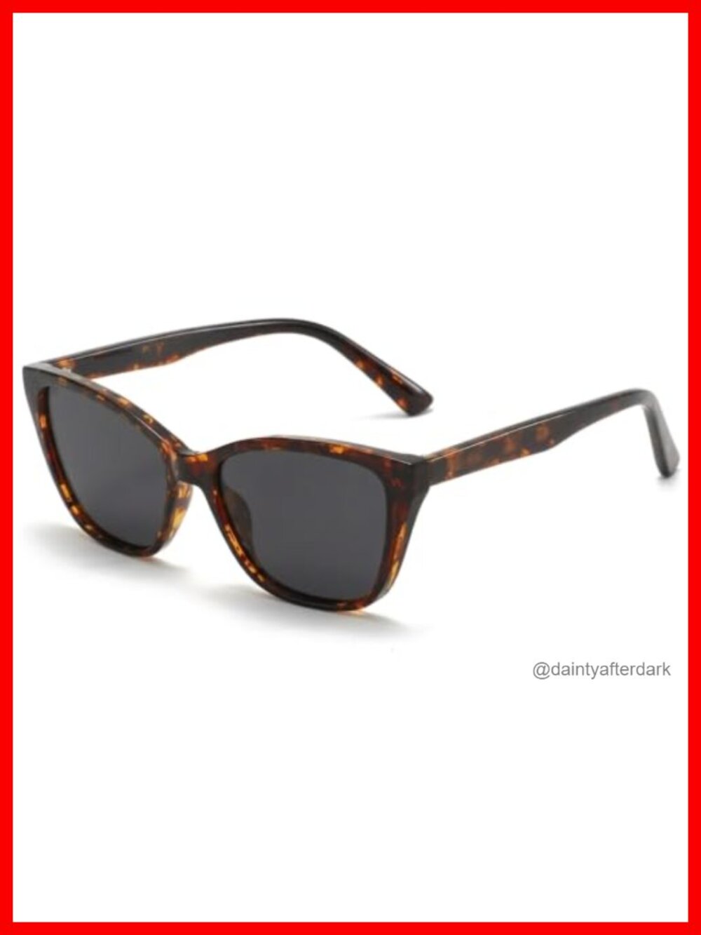 Polarized Cat Eye Sunglasses UV400 Full-Frame TR90 Retro Oversized